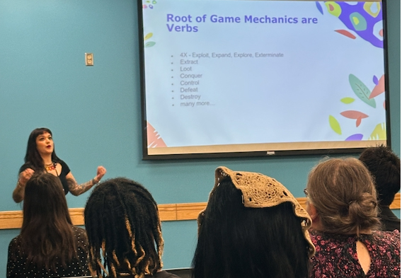Researcher presenting at C-BIPOC 2025